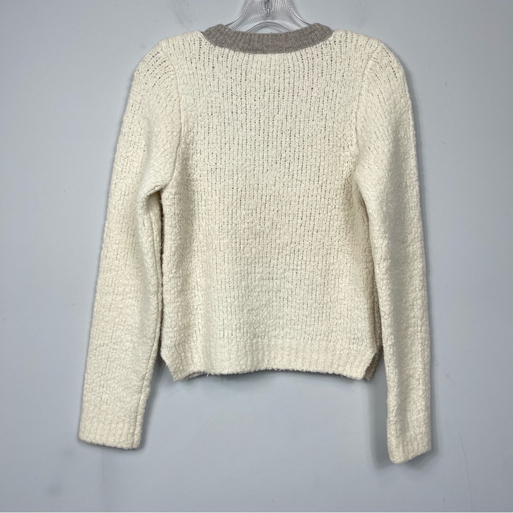 Rag & Bone Knit Davis Color Block Crew Wool Teddy… - image 6